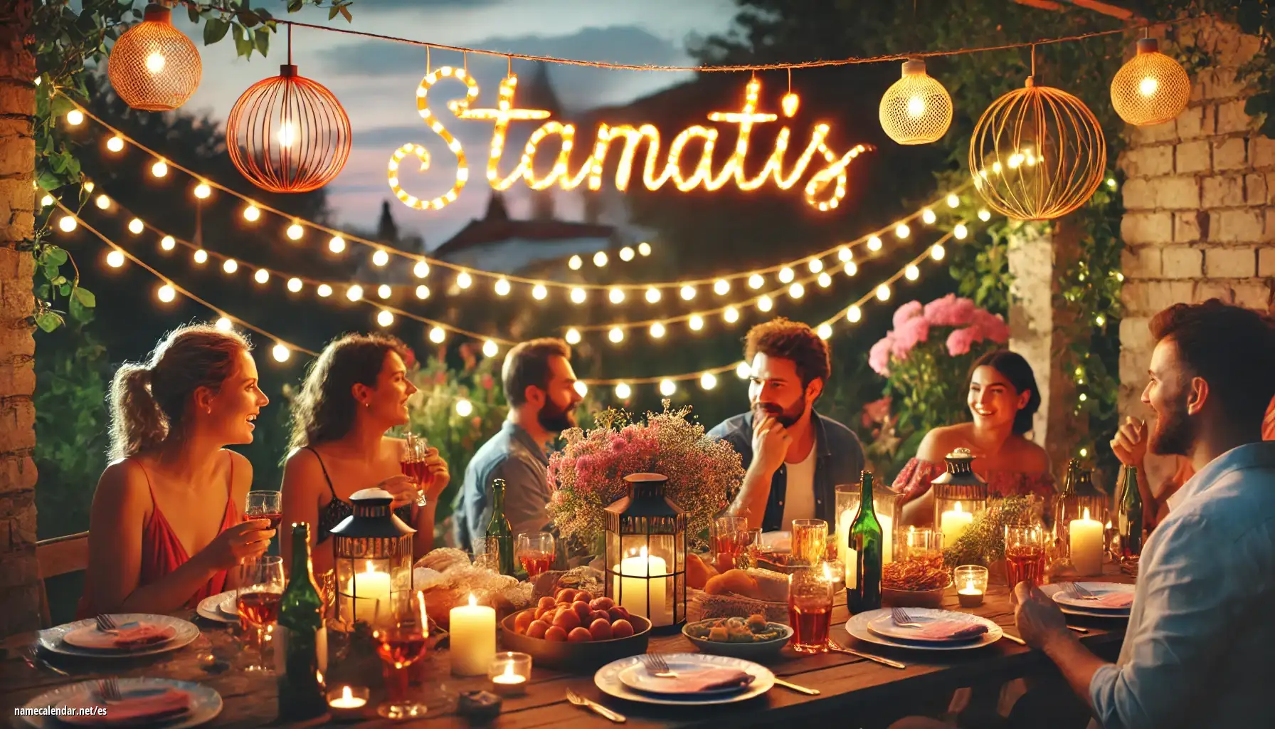 Celebración del onomástico y del nombre - Stamatis