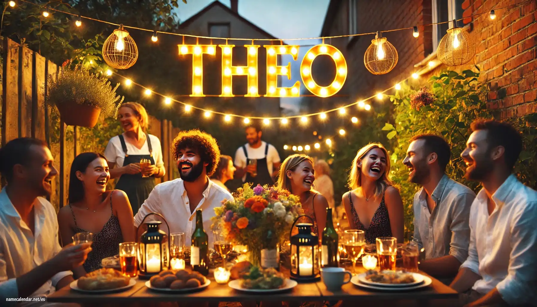 Celebración del onomástico y del nombre - Theo