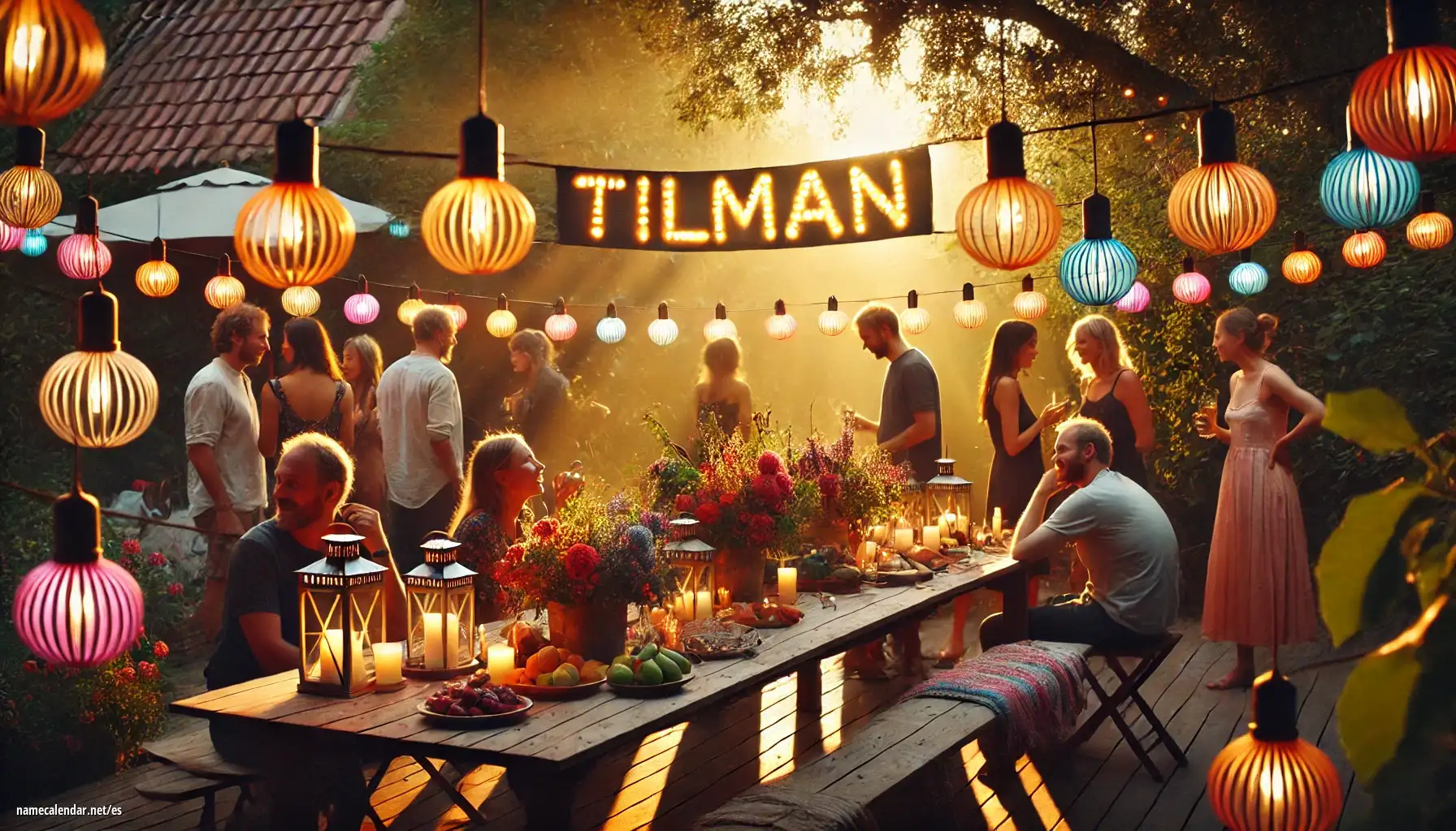 Celebración del onomástico y del nombre - Tilman