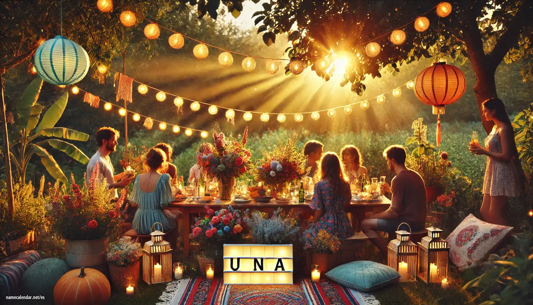 Celebración del onomástico y del nombre - Una