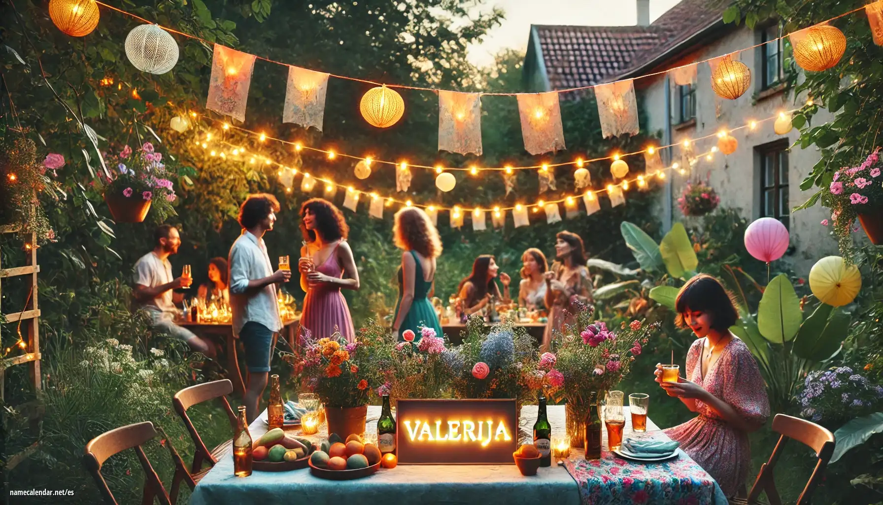 Celebración del onomástico y del nombre - Valerija