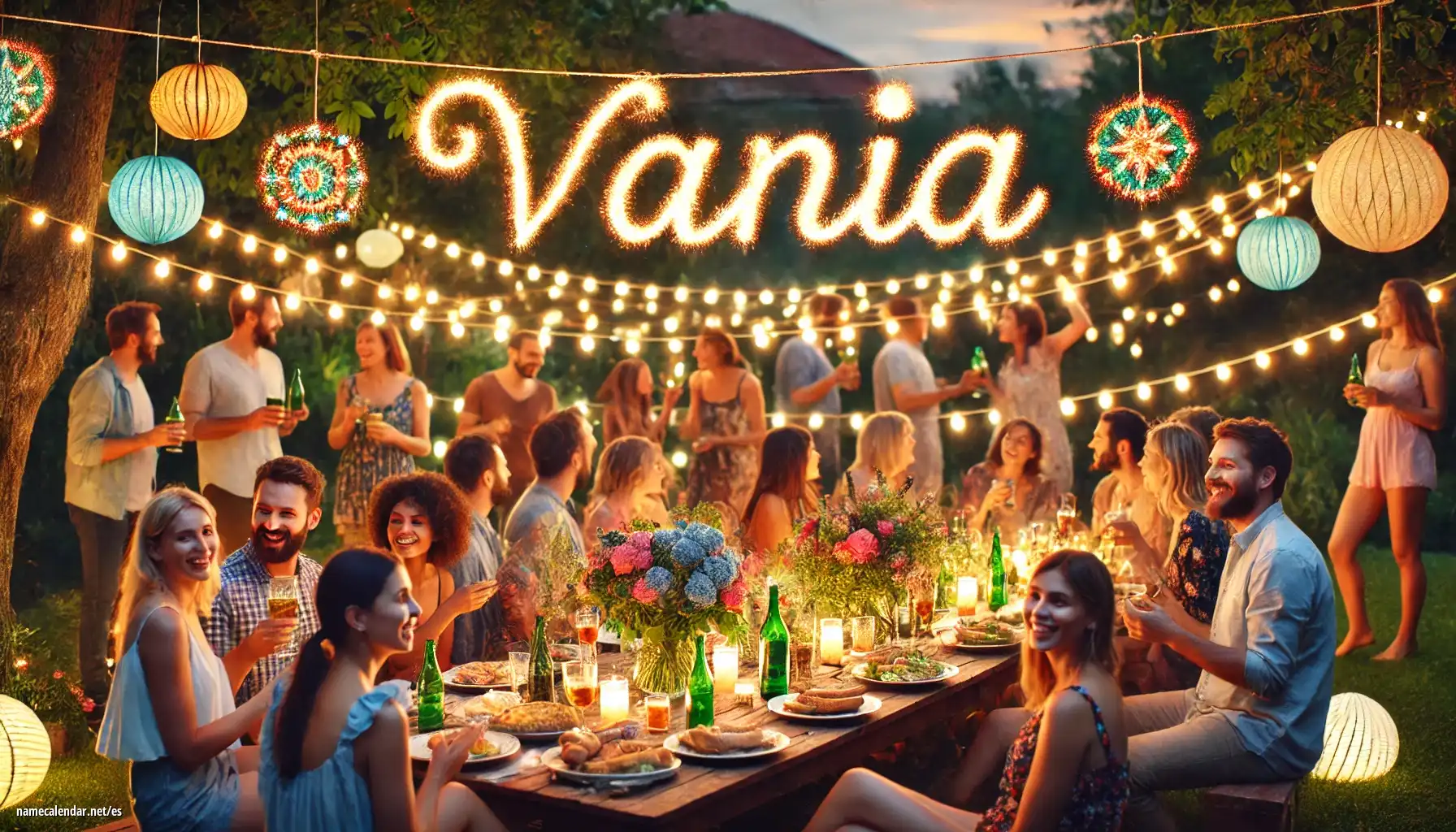 Celebración del onomástico y del nombre - Vania