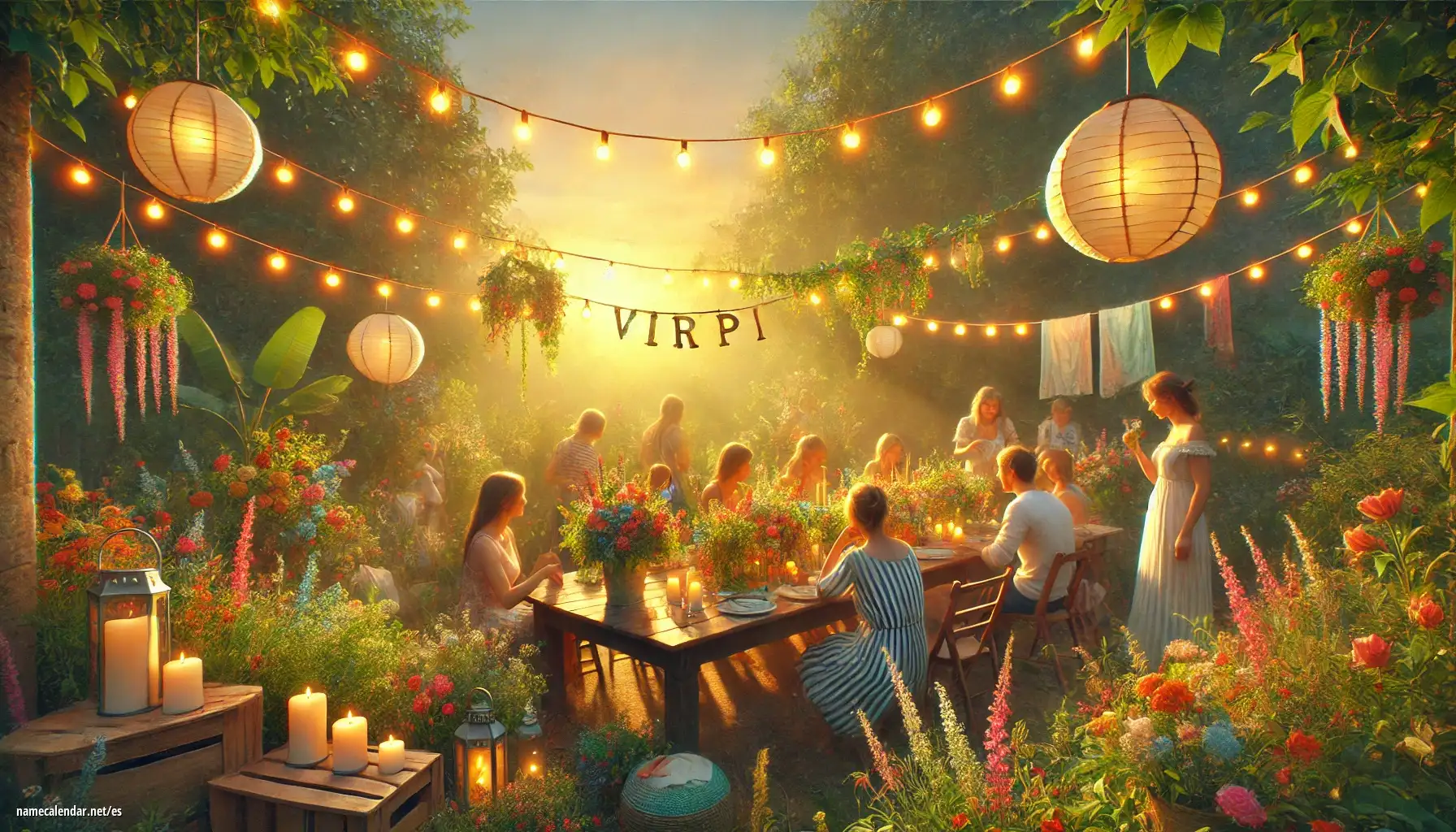 Celebración del onomástico y del nombre - Virpi