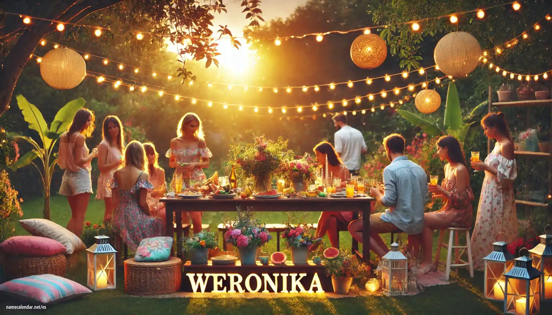 Celebración del onomástico y del nombre - Weronika
