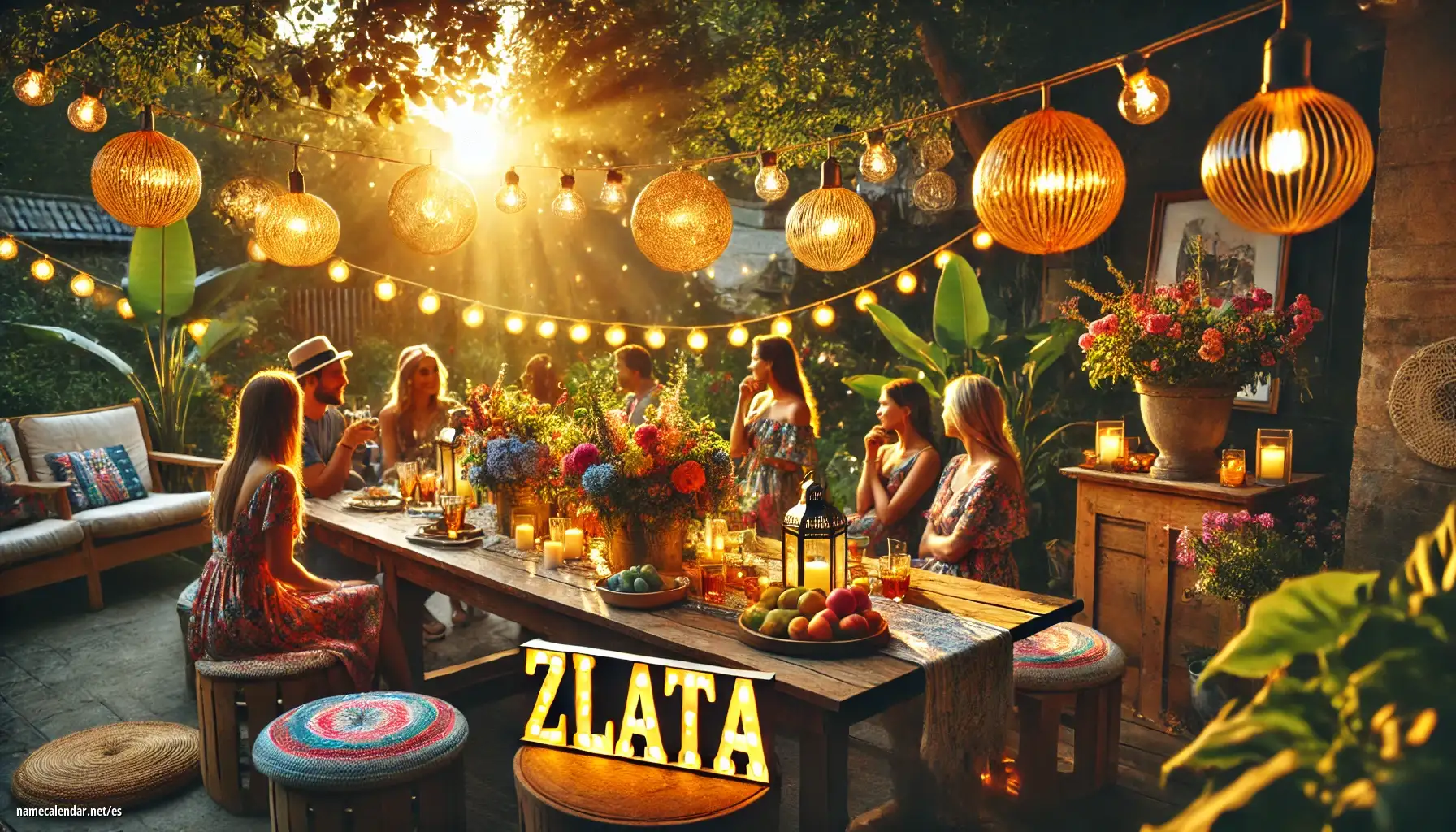 Celebración del onomástico y del nombre - Zlata