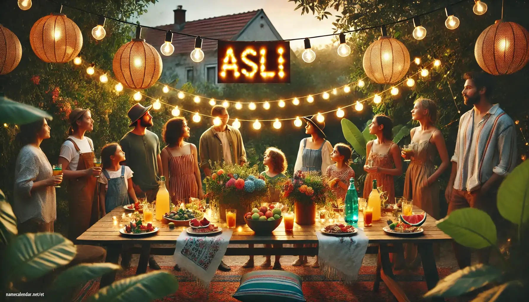 Nimepäeva ja nime tähistamine - Asli