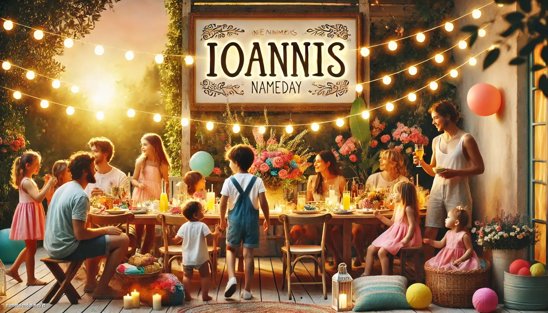 Nimepäeva ja nime tähistamine - Ioannis