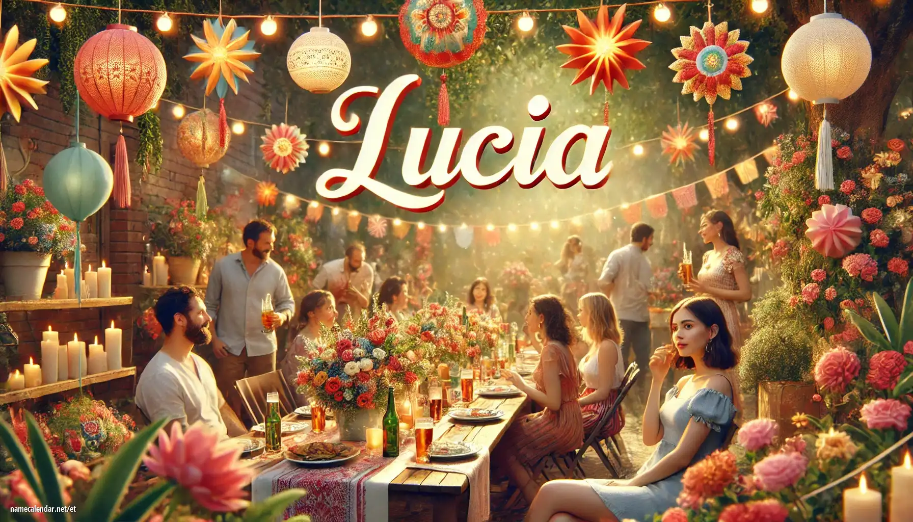 Nimepäeva ja nime tähistamine - Lucía