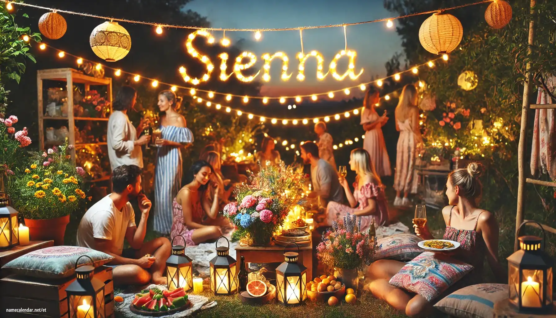 Nimepäeva ja nime tähistamine - Sienna