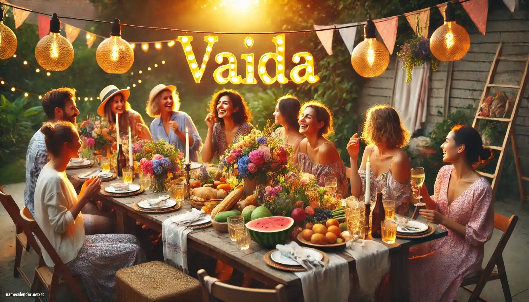 Nimepäeva ja nime tähistamine - Vaida