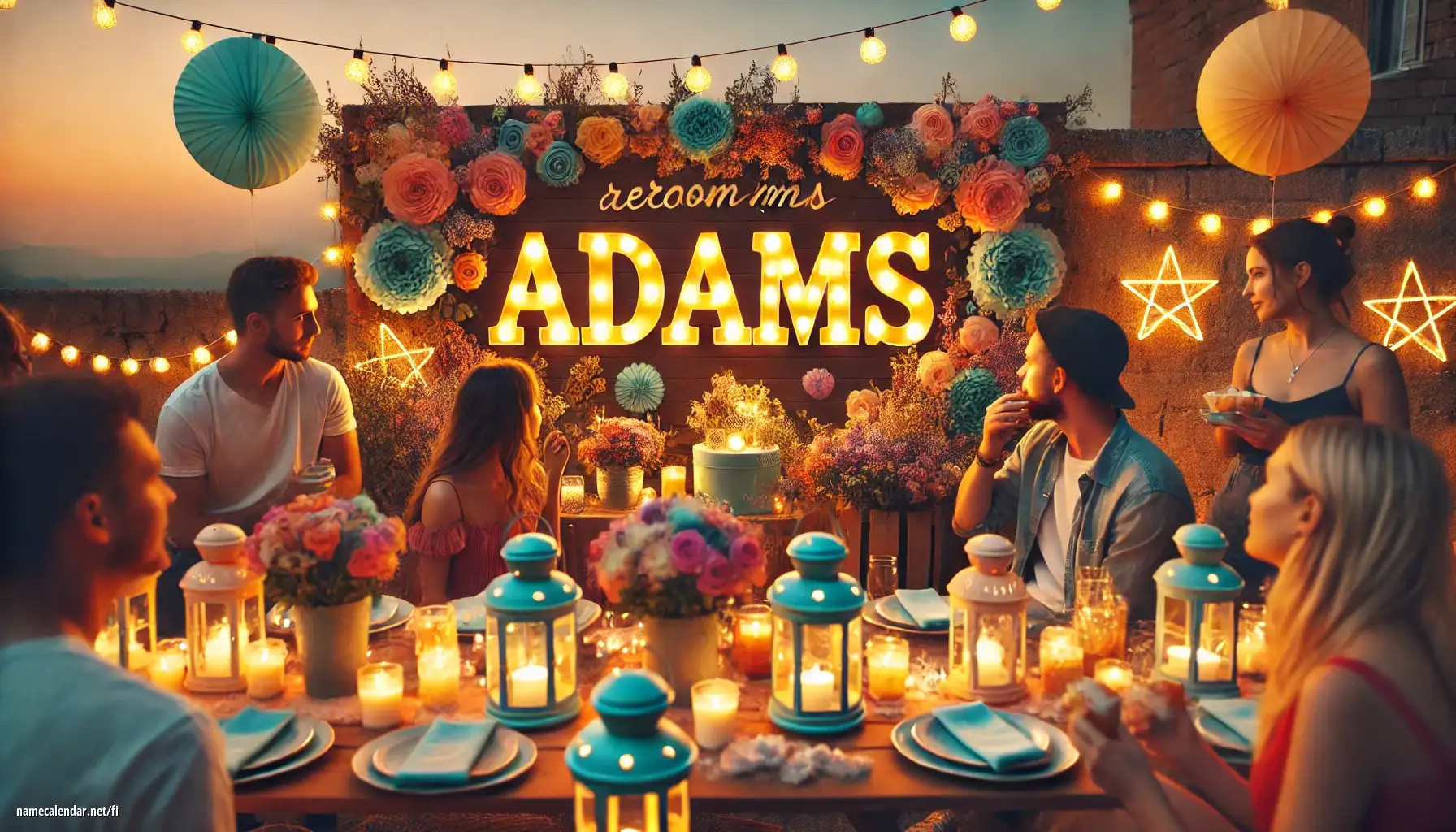 Nimipäivän ja nimen juhliminen - Adams