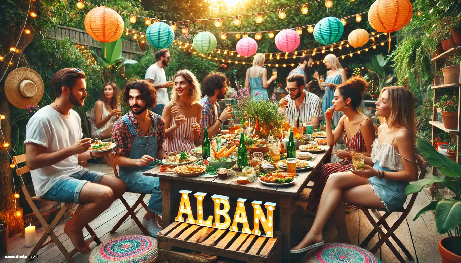 Nimipäivän ja nimen juhliminen - Alban