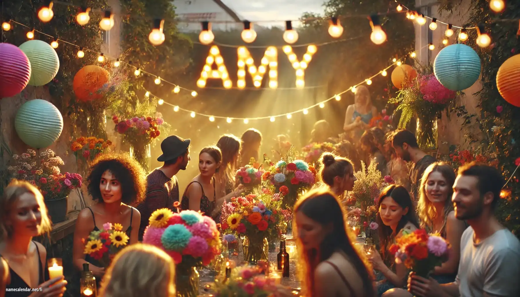 Nimipäivän ja nimen juhliminen - Amy