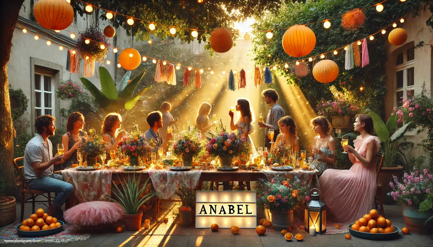 Nimipäivän ja nimen juhliminen - Anabel