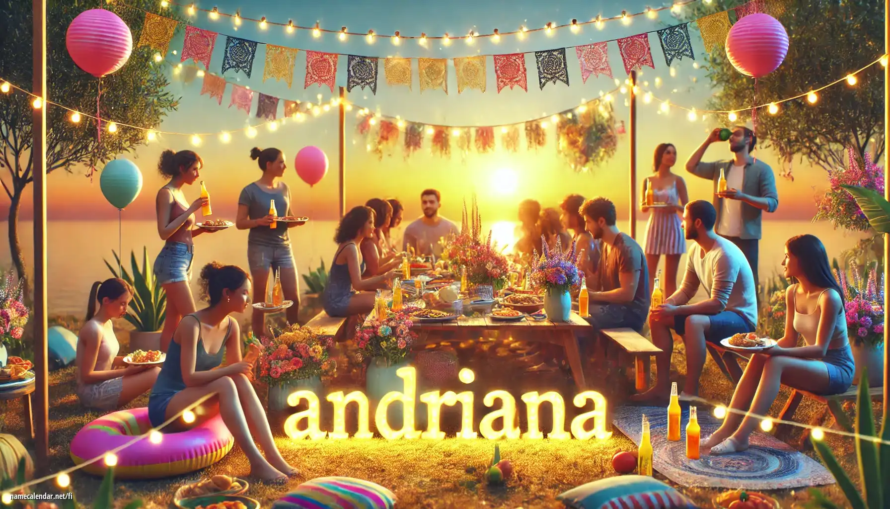 Nimipäivän ja nimen juhliminen - Andriana