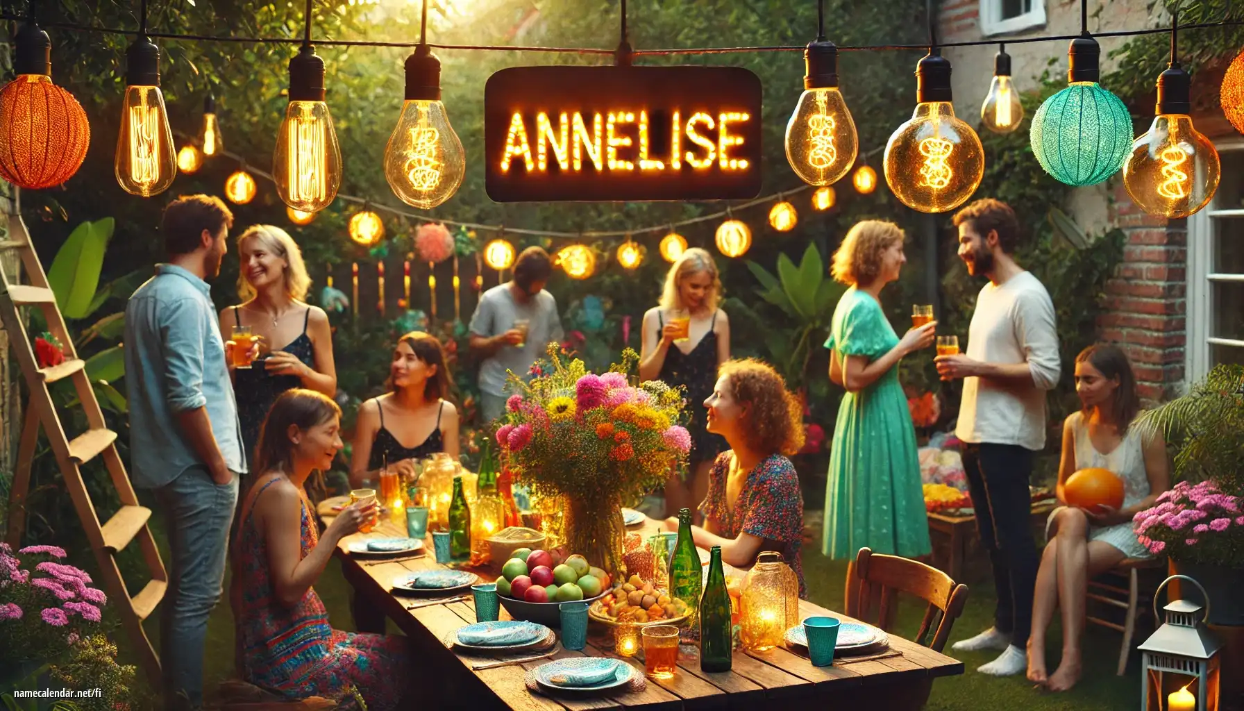 Nimipäivän ja nimen juhliminen - Annelise