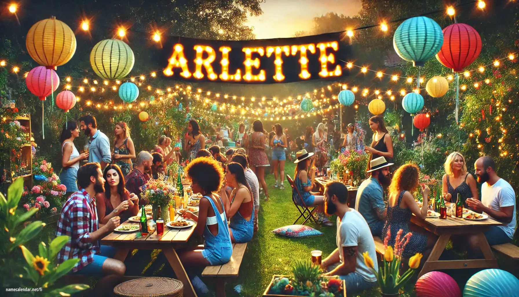 Nimipäivän ja nimen juhliminen - Arlette