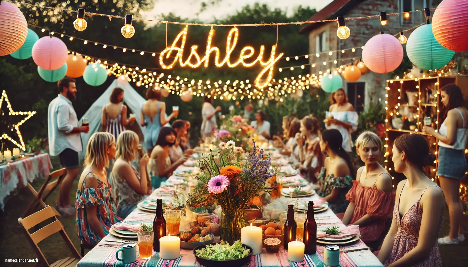 Nimipäivän ja nimen juhliminen - Ashley