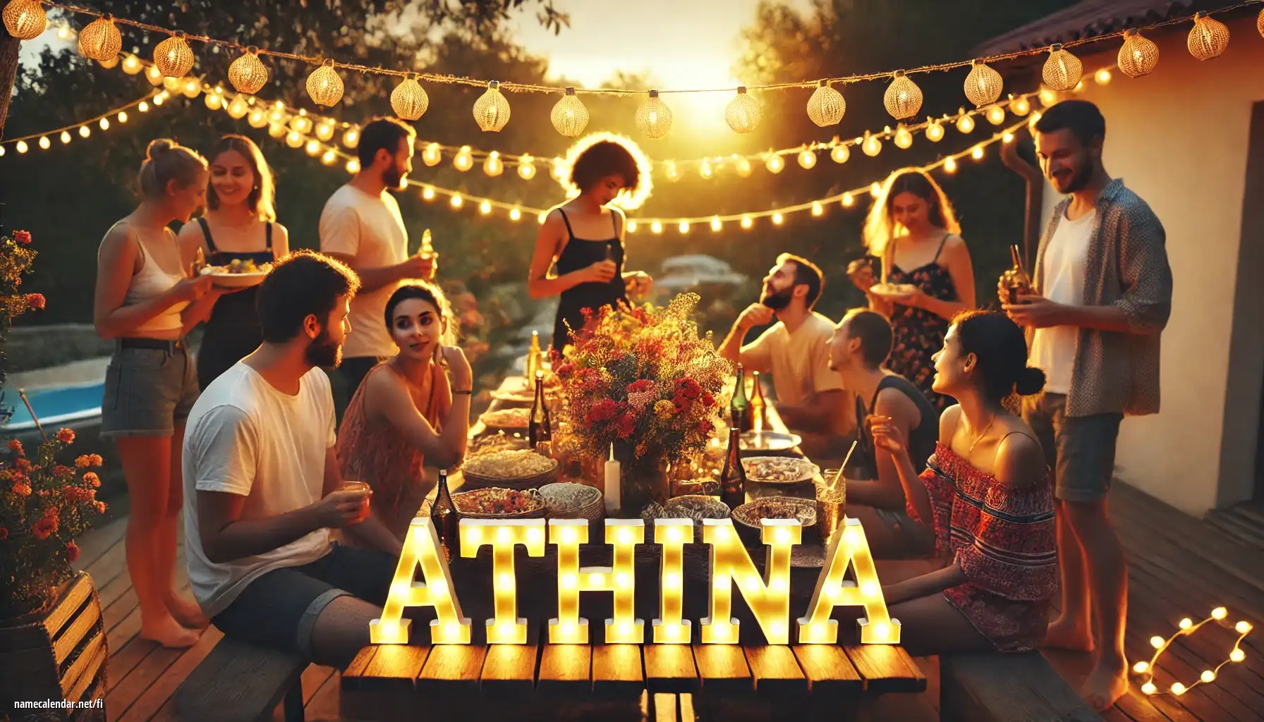 Nimipäivän ja nimen juhliminen - Athina
