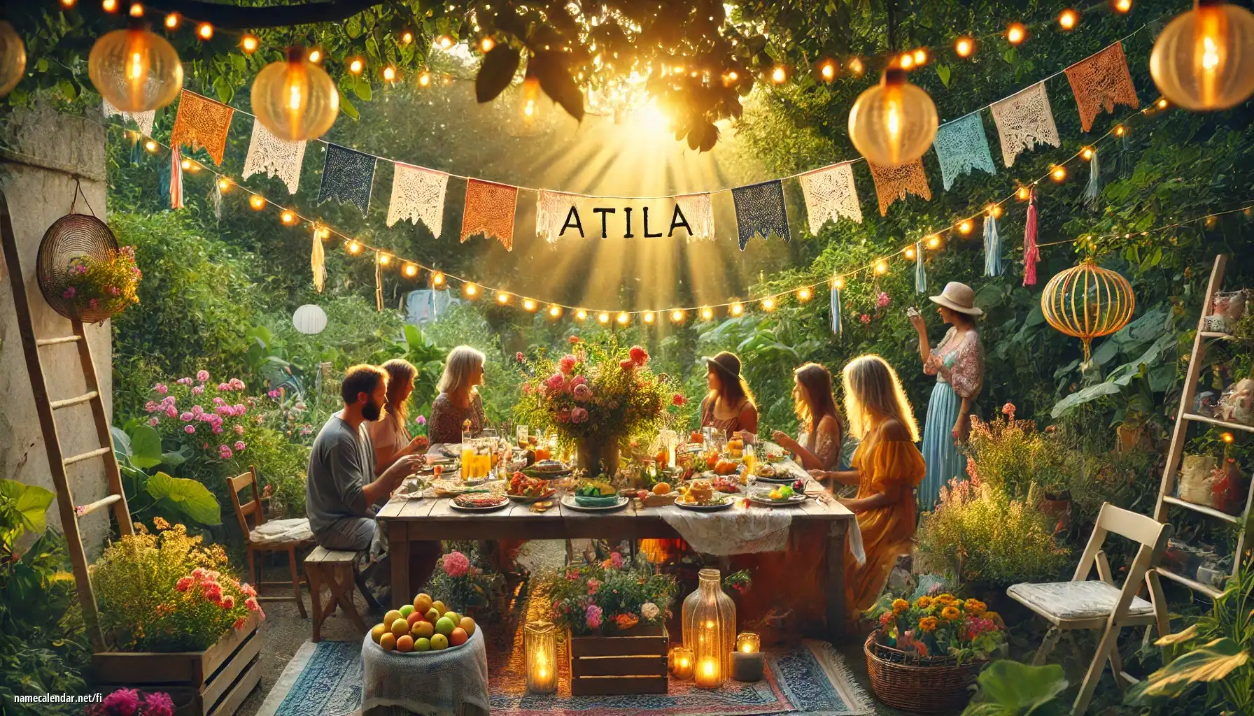 Nimipäivän ja nimen juhliminen - Atila