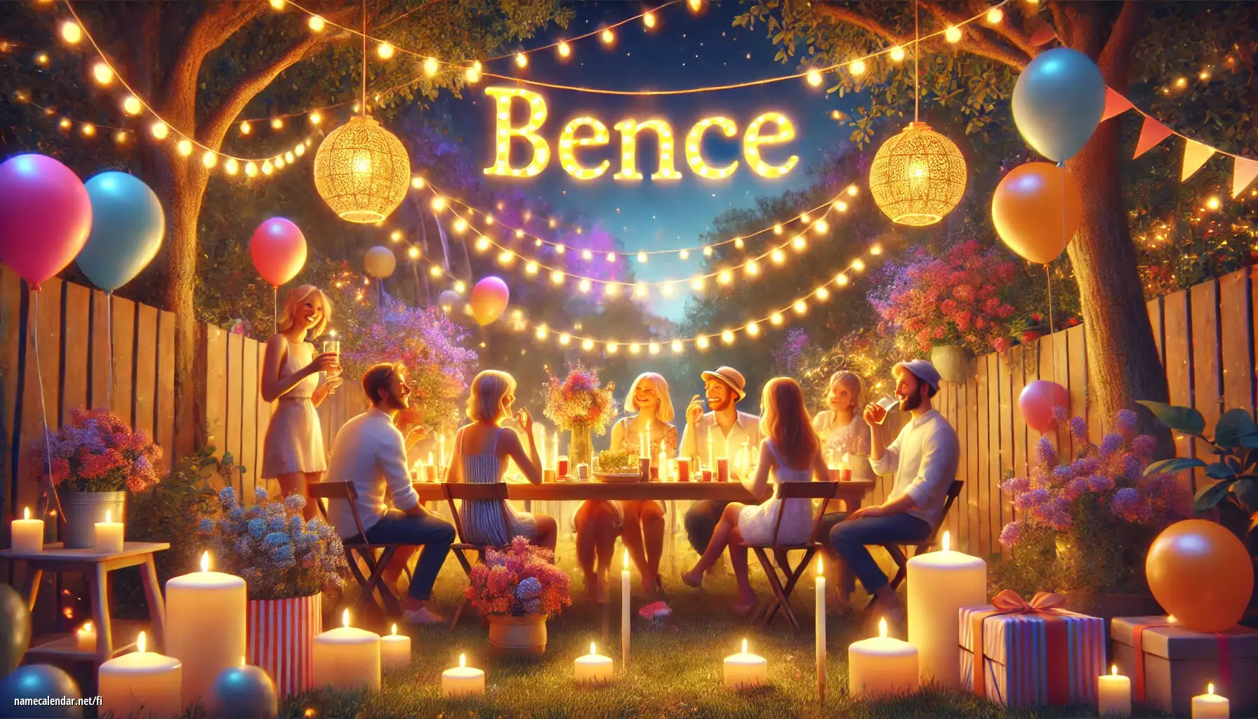 Nimipäivän ja nimen juhliminen - Bence