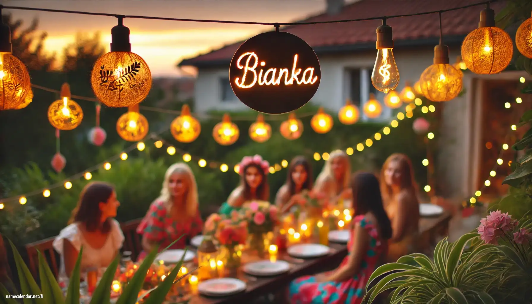 Nimipäivän ja nimen juhliminen - Bianka