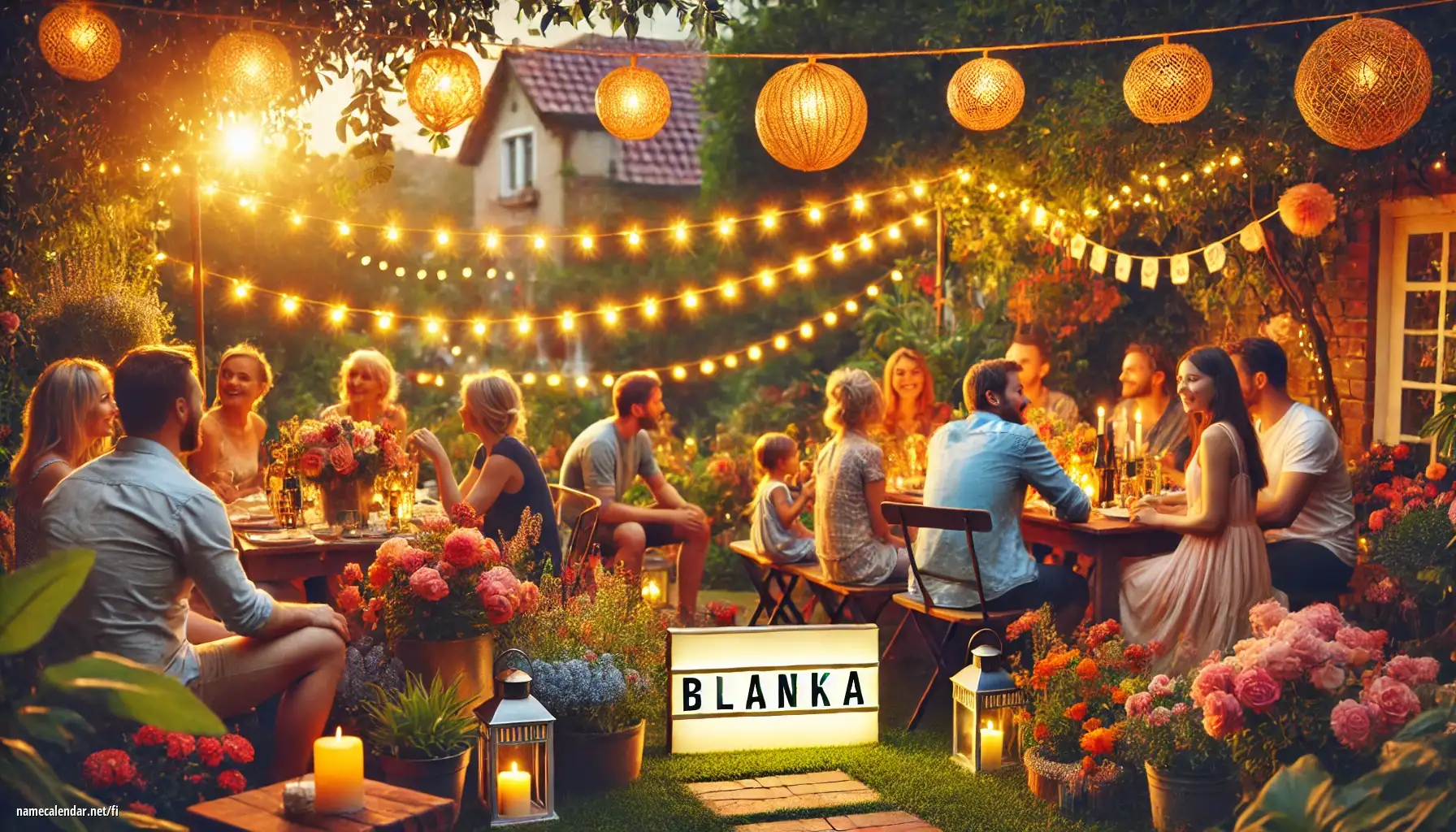 Nimipäivän ja nimen juhliminen - Blanka