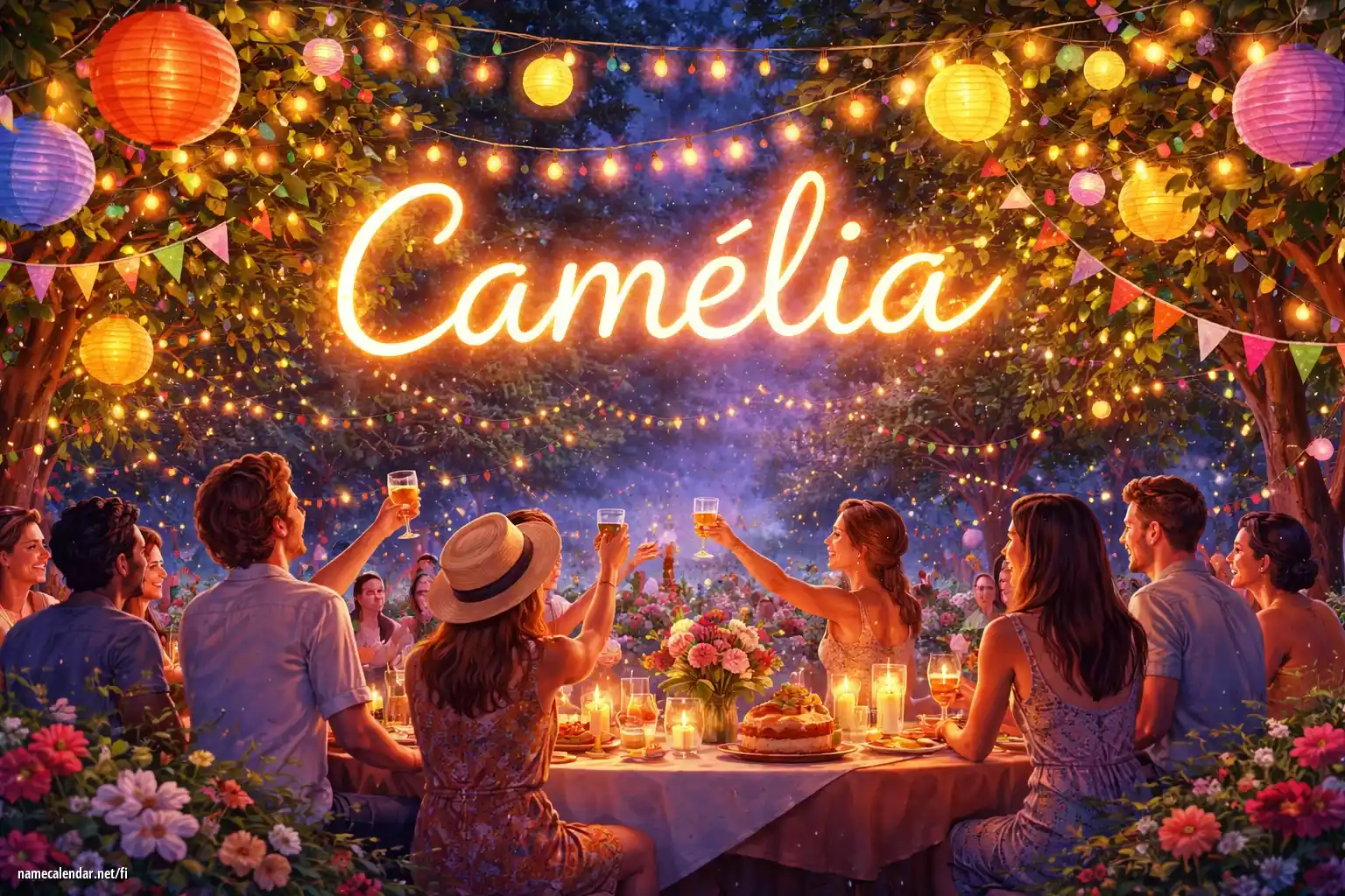 Nimipäivän ja nimen juhliminen - Camélia