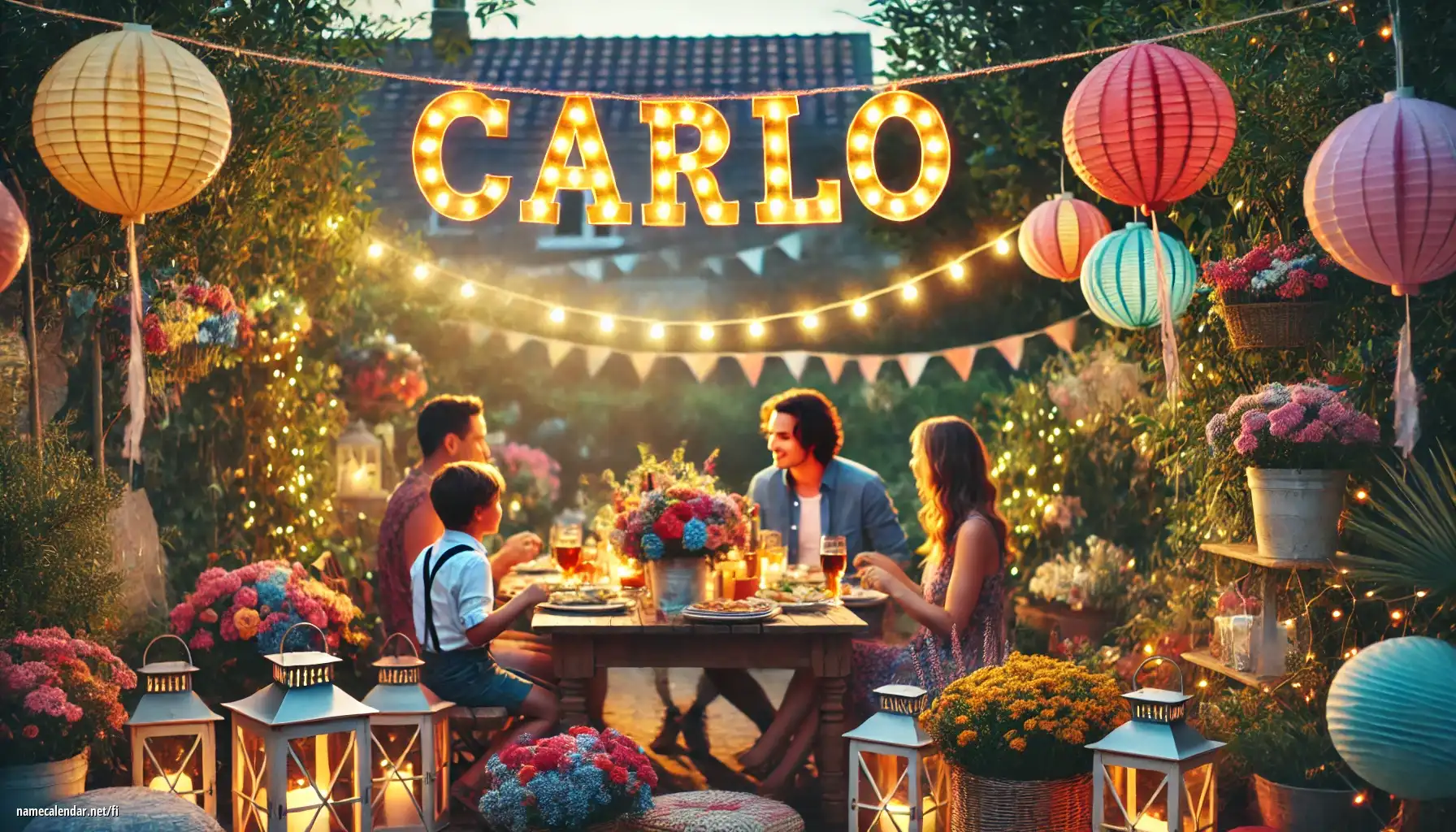 Nimipäivän ja nimen juhliminen - Carlo