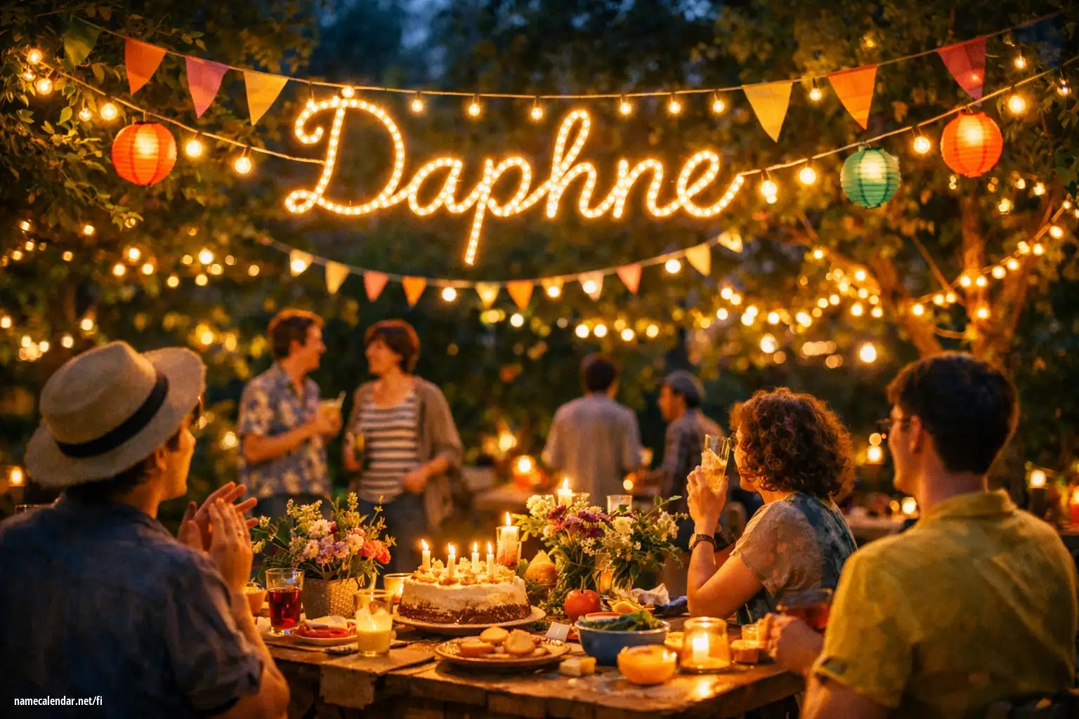Nimipäivän ja nimen juhliminen - Daphne