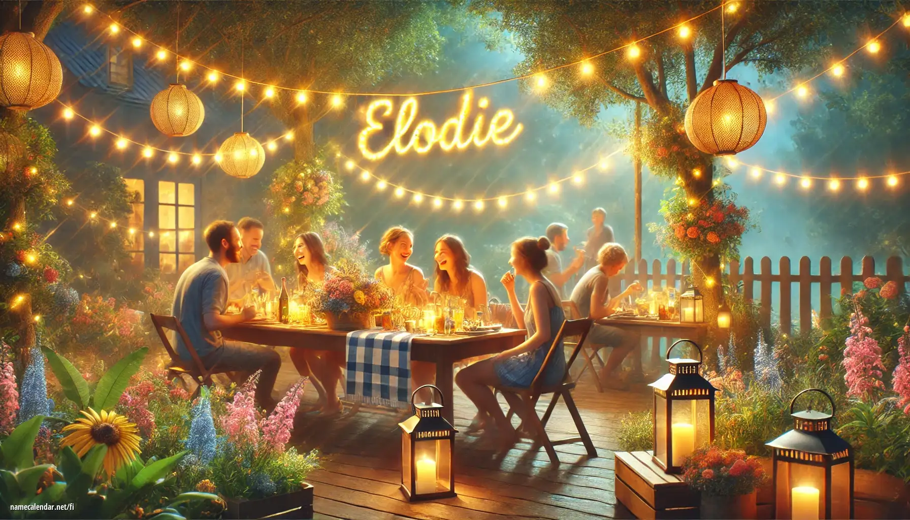 Nimipäivän ja nimen juhliminen - Elodie