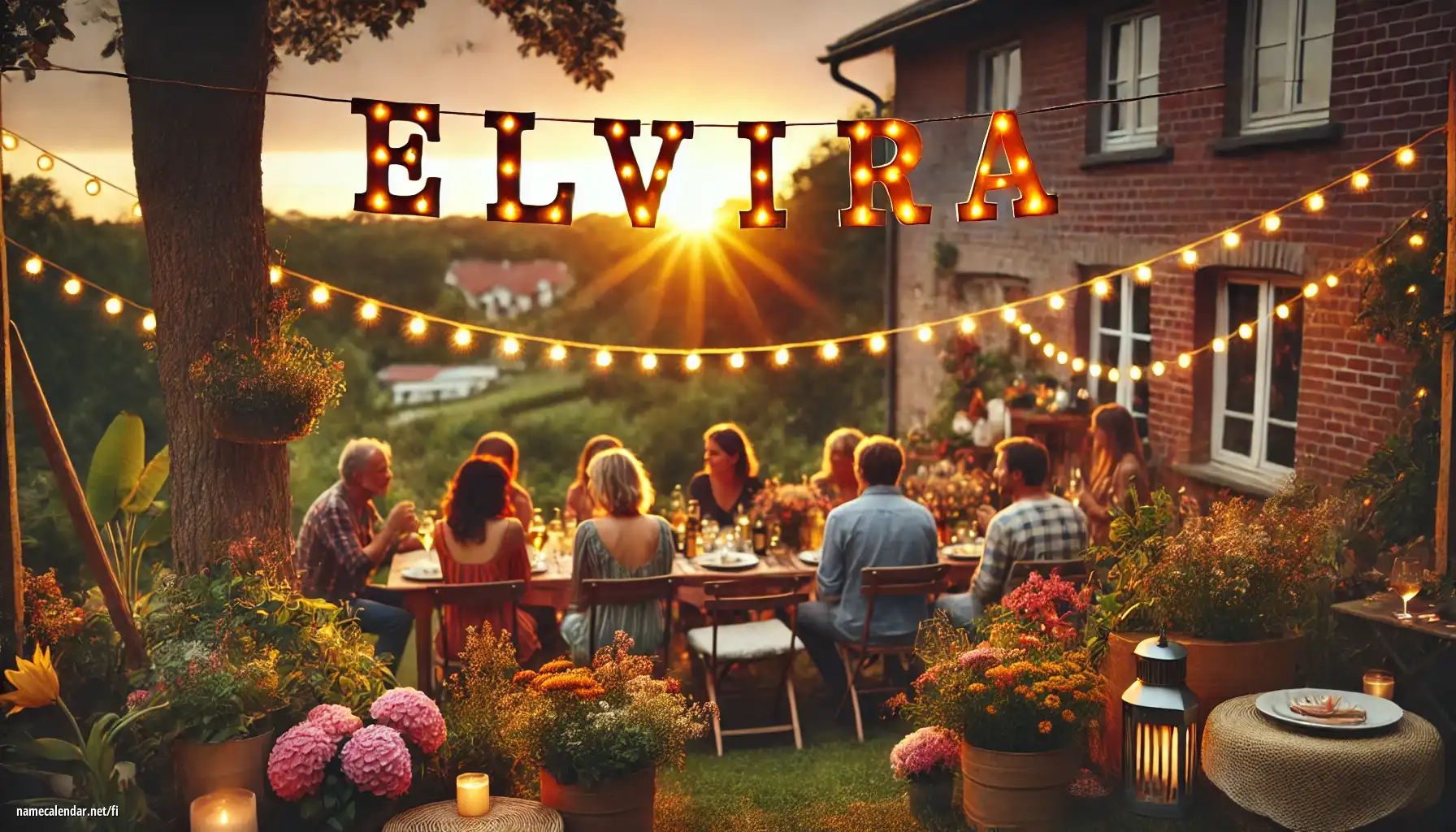 Nimipäivän ja nimen juhliminen - Elvíra