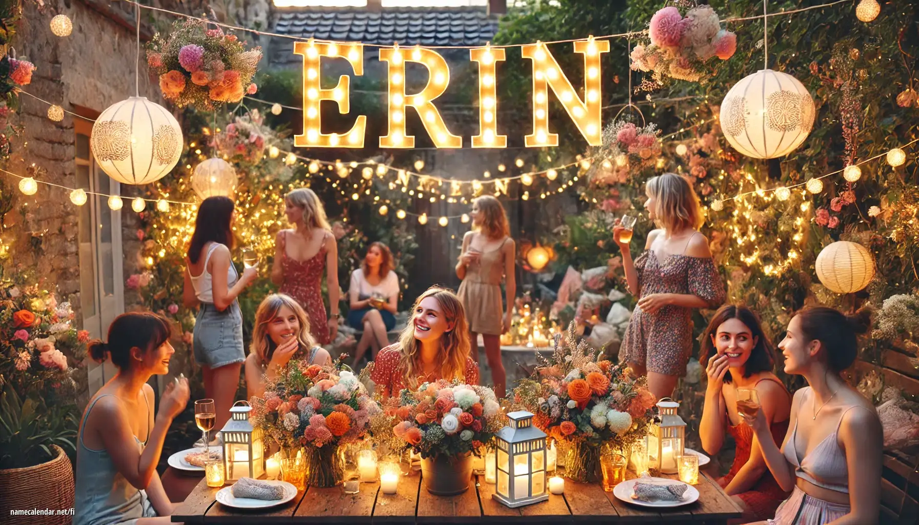 Nimipäivän ja nimen juhliminen - Erin