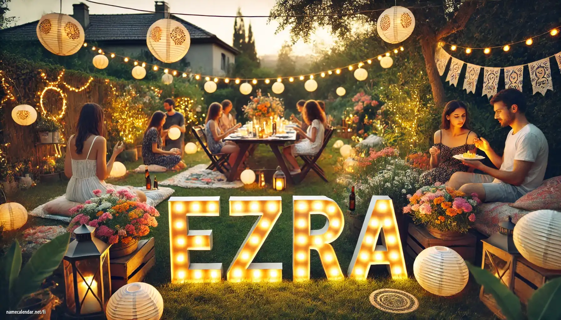 Nimipäivän ja nimen juhliminen - Ezra