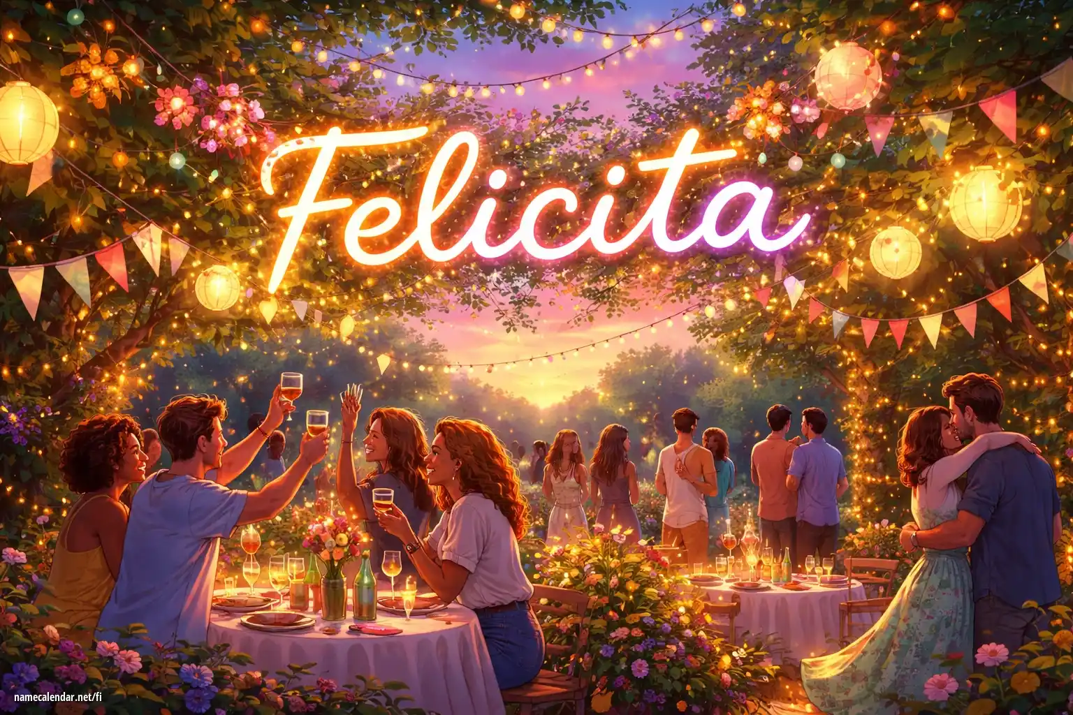 Nimipäivän ja nimen juhliminen - Felicita