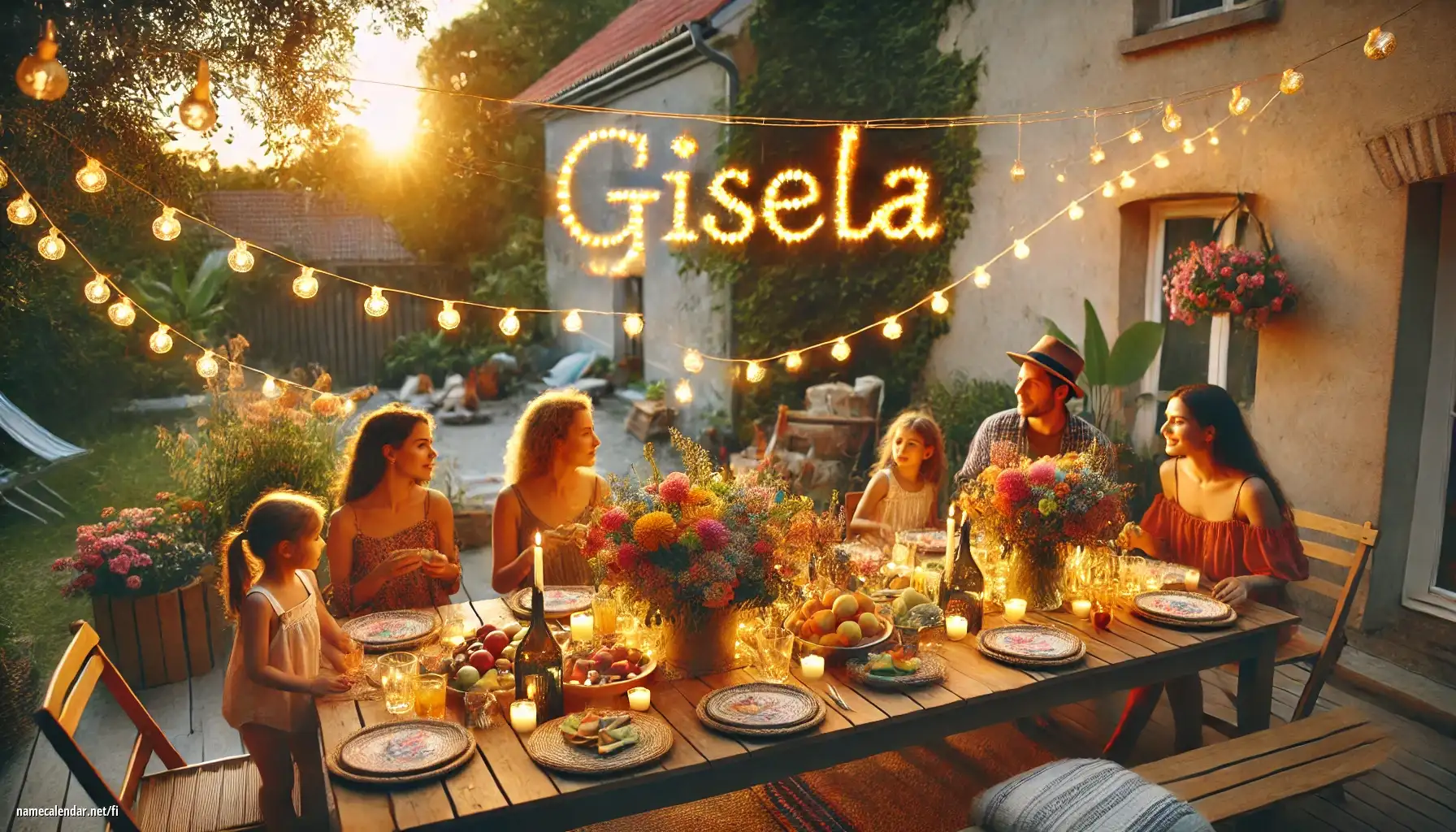 Nimipäivän ja nimen juhliminen - Gisela