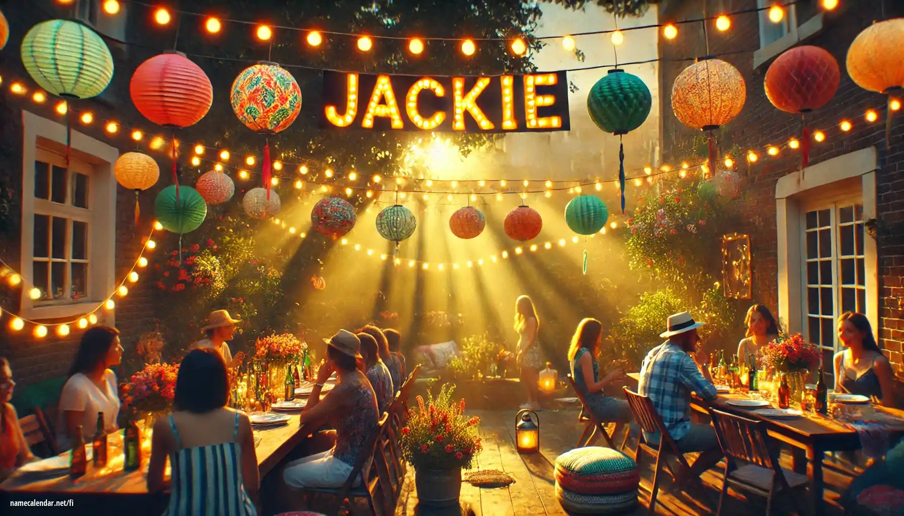 Nimipäivän ja nimen juhliminen - Jackie