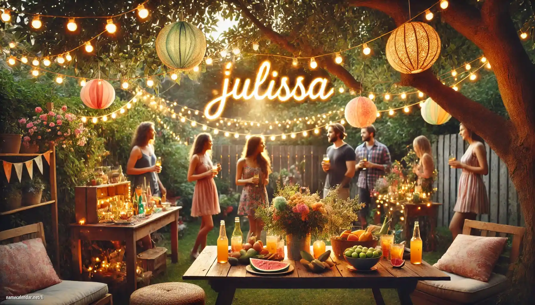 Nimipäivän ja nimen juhliminen - Julissa