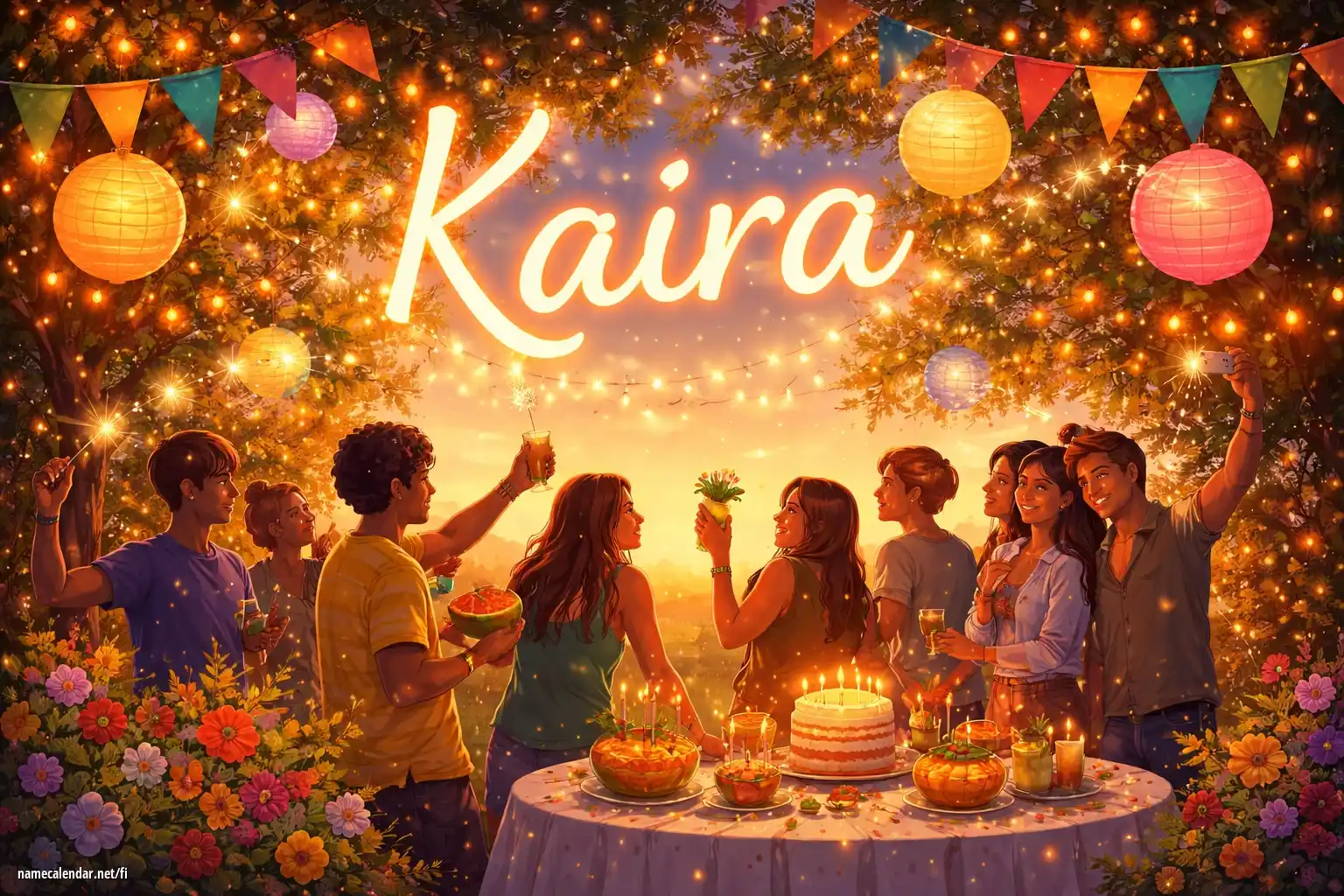 Nimipäivän ja nimen juhliminen - Kaira