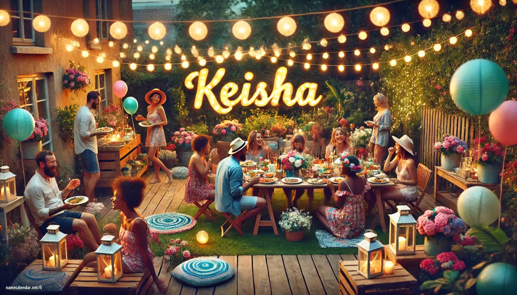 Nimipäivän ja nimen juhliminen - Keisha