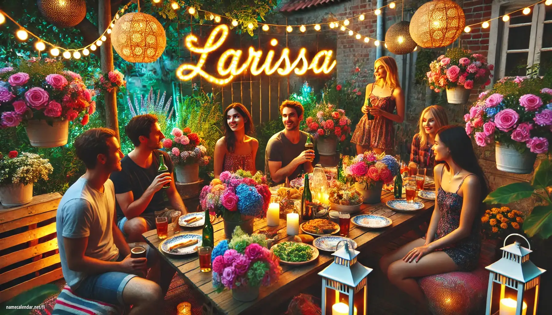 Nimipäivän ja nimen juhliminen - Larissa