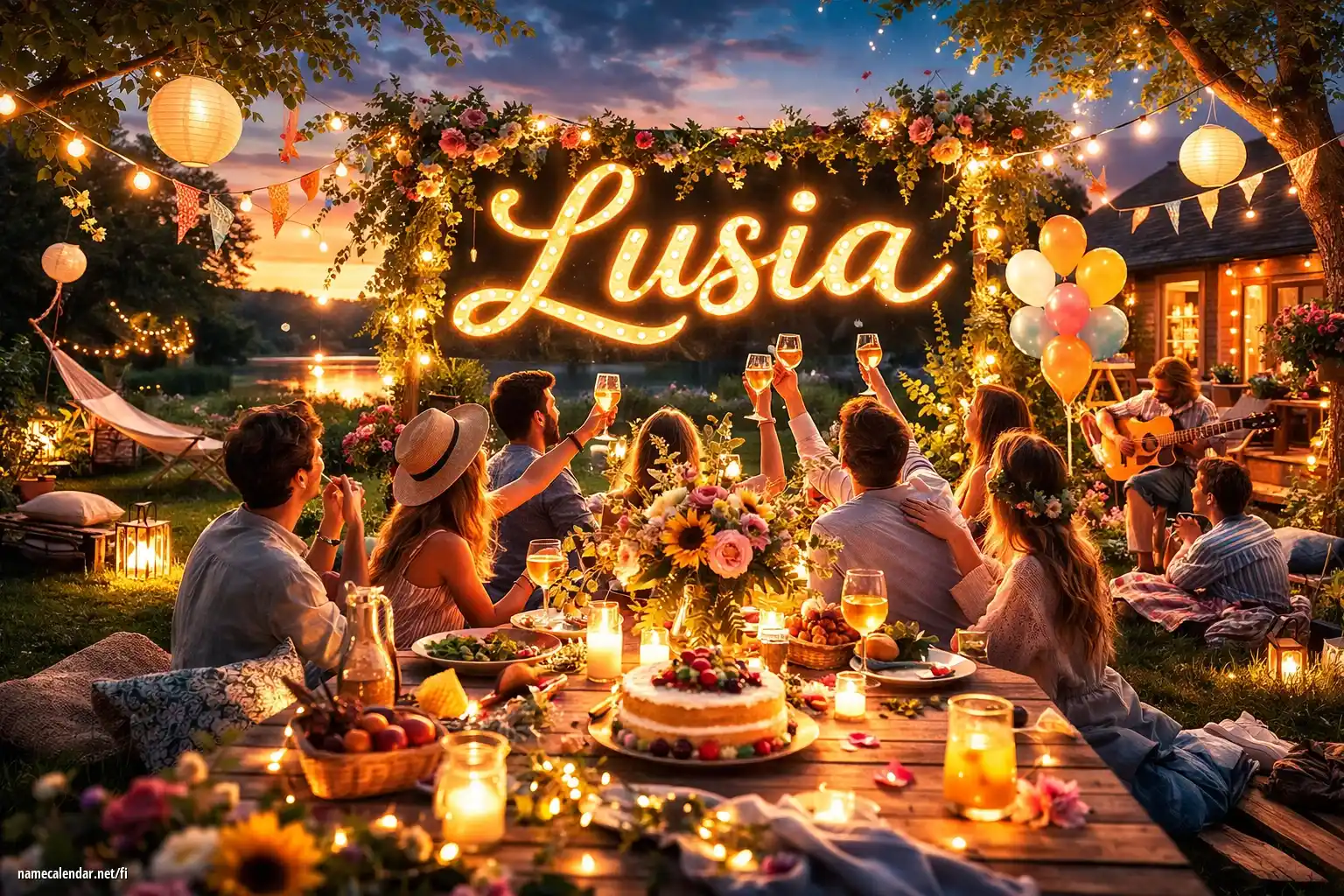 Nimipäivän ja nimen juhliminen - Lusia