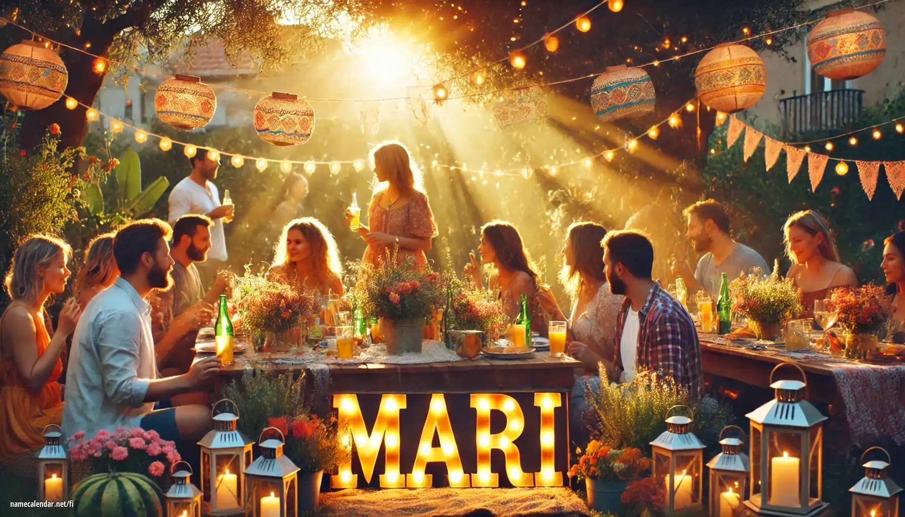 Nimipäivän ja nimen juhliminen - Mari