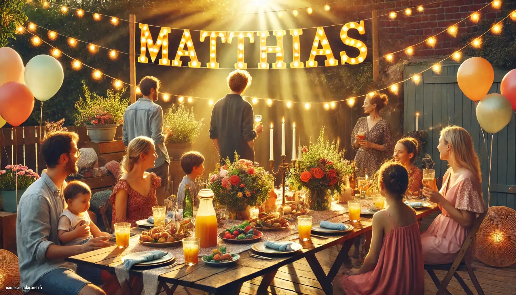 Nimipäivän ja nimen juhliminen - Matthias