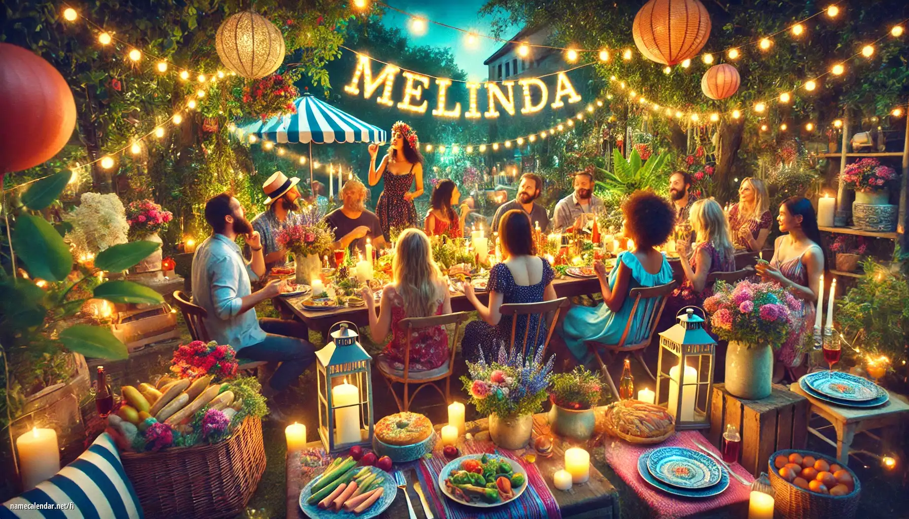 Nimipäivän ja nimen juhliminen - Melinda