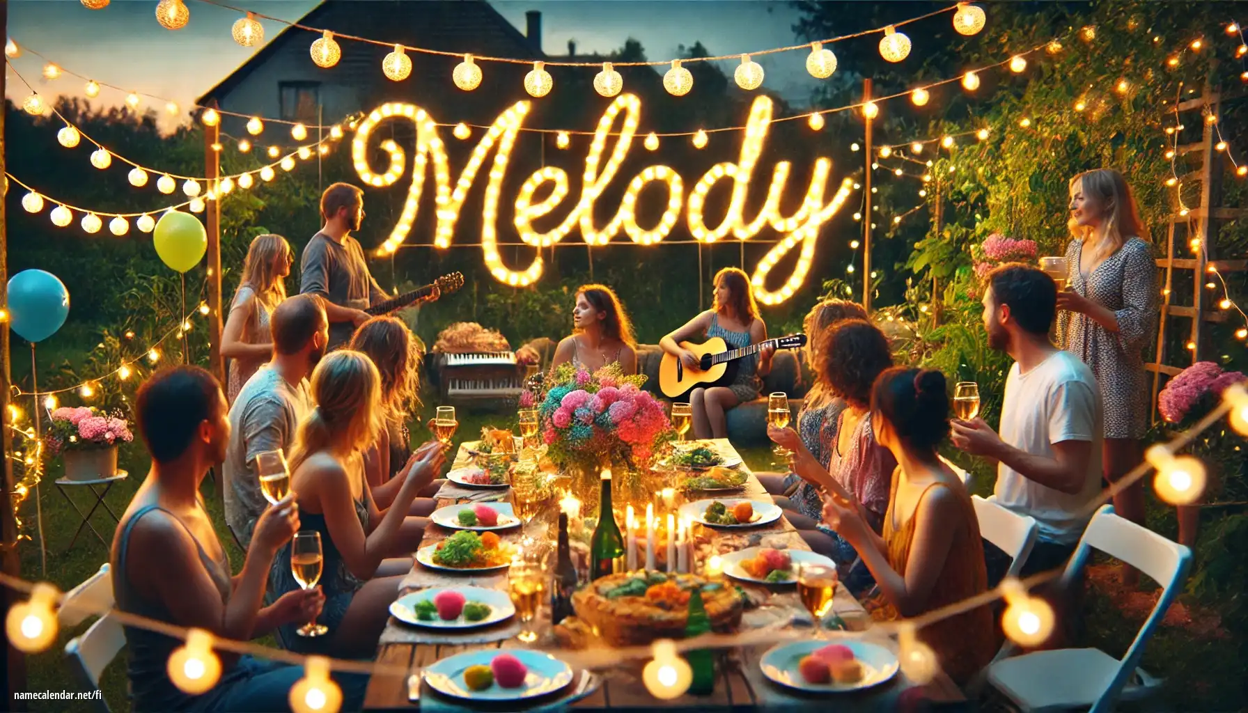 Nimipäivän ja nimen juhliminen - Melody