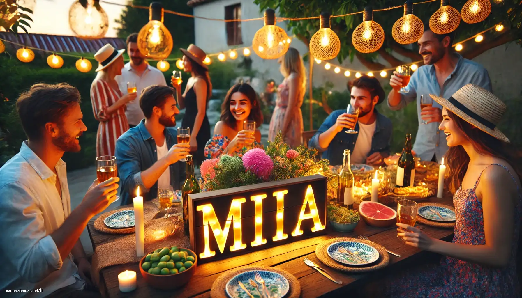 Nimipäivän ja nimen juhliminen - Miia