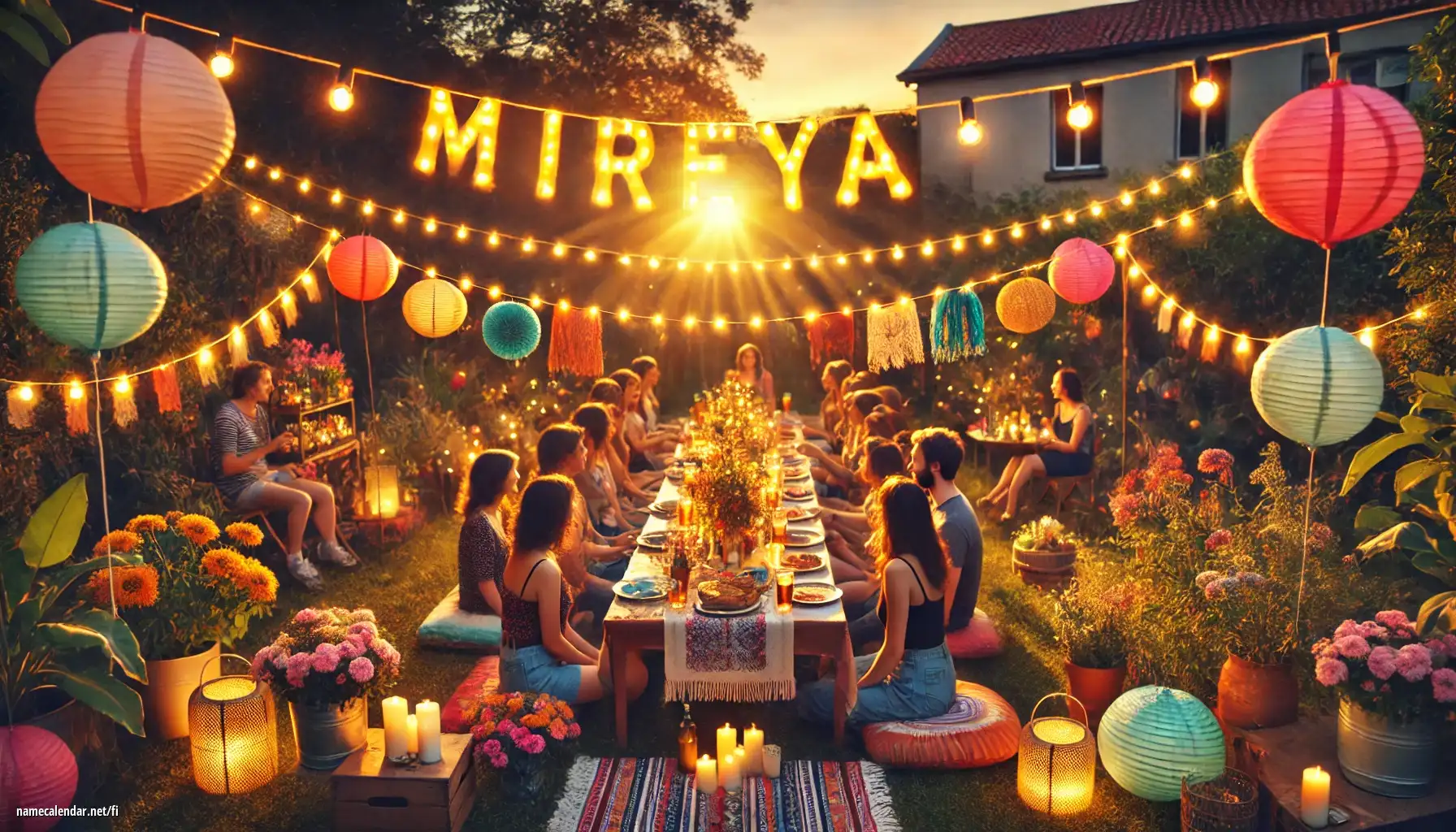 Nimipäivän ja nimen juhliminen - Mireya