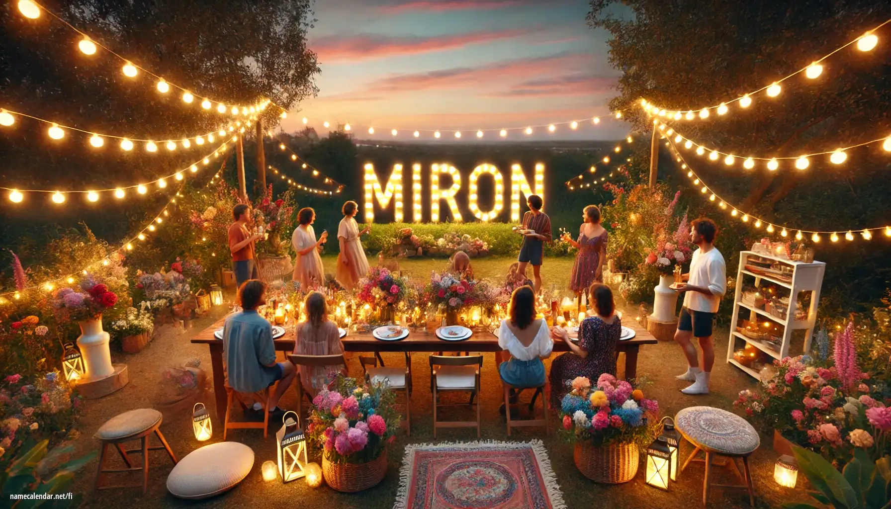 Nimipäivän ja nimen juhliminen - Miron