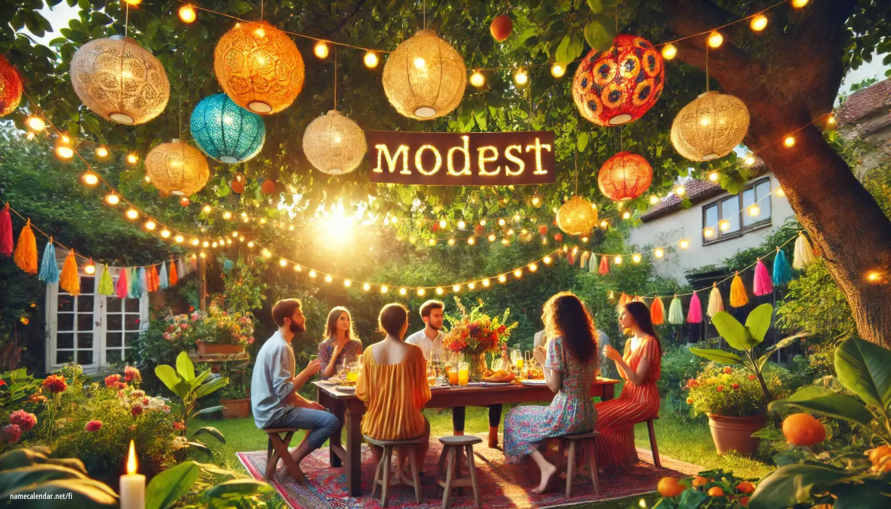 Nimipäivän ja nimen juhliminen - Modest